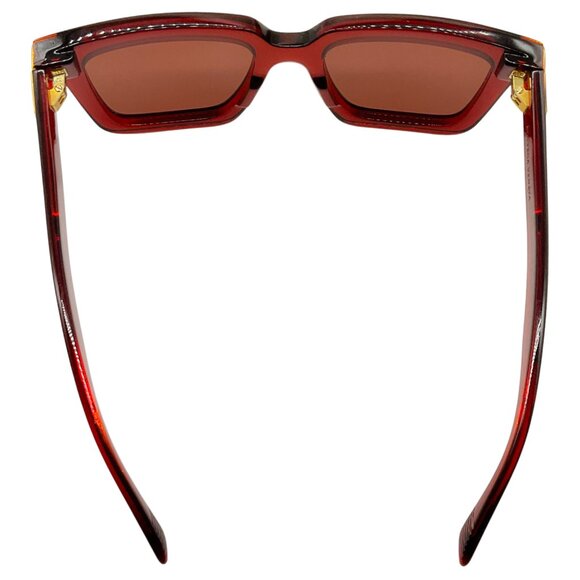 Bottega Veneta Red / Gold BV10055 Sunglasses